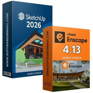 Sketchup 2026 + Enscape 4.13 Licença Vitalícia